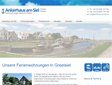 Tablet Screenshot of ankerhaus-am-siel.de